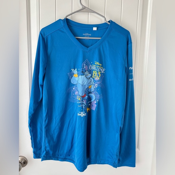 RunDisney 2022 Wine & Dine Challenge Genie Race Shirt Woman’s Large - Picture 1 of 2